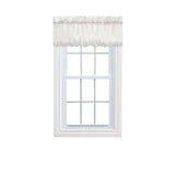 Ellis Stacey 1.5" Rod Pocket High Quality Fabric Solid Color Balloon Valance 60"x15" Ice Cream