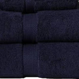 Cozy Home 100% Cotton 6 Piece Towel Set Navy