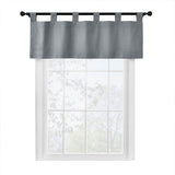 Commonwealth Weathermate Tab Top Valance - 40x15", Dolphin Grey