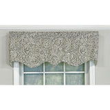 Stella Paisley Regal 3in Rod Pocket Window Valance 50in x 17in by RLF Home