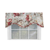 Tia Cornice 3in Rod Pocket Elevated Trim Decor Window Valance 50in X 17in by RLF Home