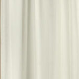 Commonwealth Thermavoile Rhapsody Lined Tailored Pole Top Curtain Panel - Ivory