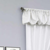 Commonwealth Prescott Rod Pocket Dressing Window Curtain Panel Set - White