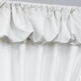 Commonwealth Prescott Rod Pocket Dressing Window Curtain Panel Set - White