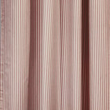 Commonwealth ThermaLogic Ticking Stripe 2-Piece Panel With 2" Header 3" Rod Pocket Side and Bottom Hem - Burgundy