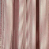 Commonwealth ThermaLogic Ticking Stripe 2-Piece Panel With 2" Header 3" Rod Pocket Side and Bottom Hem - Burgundy