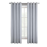 Commonwealth Harmony Grommet Curtain Panel Window Dressing - Silver