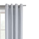 Commonwealth Harmony Grommet Curtain Panel Window Dressing - Silver