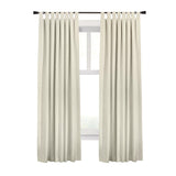 Commonwealth Ventura Tab Top Dressing Window Curtain Panel Pair - Natural