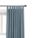 Commonwealth Ventura Tab Top Dressing Window Curtain Panel Pair - Blue