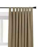 Commonwealth Ventura Tab Top Dressing Window Curtain Panel Pair - Pebble