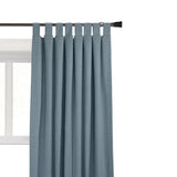 Commonwealth Ventura Tab Top Dressing Window Curtain Panel Pair - Blue