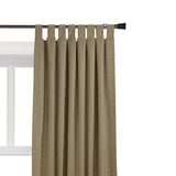 Commonwealth Ventura Tab Top Dressing Window Curtain Panel Pair - Pebble