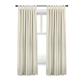 Commonwealth Ventura Tab Top Curtain Panel Pair Window Dressing each - 78x84", Natural