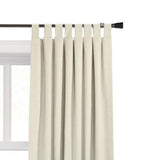 Commonwealth Ventura Tab Top Curtain Panel Pair Window Dressing each - 78x84", Natural