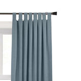 Commonwealth Ventura Tab Top Dressing Window Curtain Panel Pair - Blue