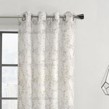 Habitat Jenny Light Filtering Grommet Curtain - Grey