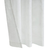 Habitat Boucle Sheer Premium Stylish and Functional Grommet Curtain Panel White