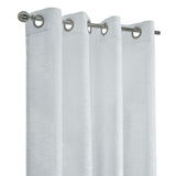 Habitat Boucle Sheer Premium Stylish and Functional Grommet Curtain Panel White