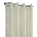 Habitat Boucle Sheer Premium Stylish and Functional Grommet Curtain Panel Off White