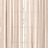 Ellis Curtain Portland Crushed Taffeta Rod Pocket Tailored Panel - Natural