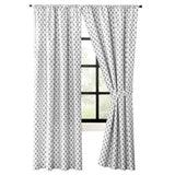 Ellis Curtain Manchester Window Treatment 3" Rod Pocket 100% Cotton Curtain Panel Pairs Black