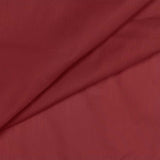 Ellis Stacey 1.5" Rod Pocket High Quality Fabric Solid Color Window Tailored Tier Pair Merlot