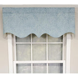 RLF Home Luxurious Modern Design Classic Miramar Regal Style Window Valance 50" x 17"