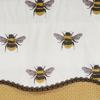 RLF Home Busy Bee Glory 3" Rod Pocket Lining Luxurious and Elegant Window Treatment Valance 50" x 16" Honey