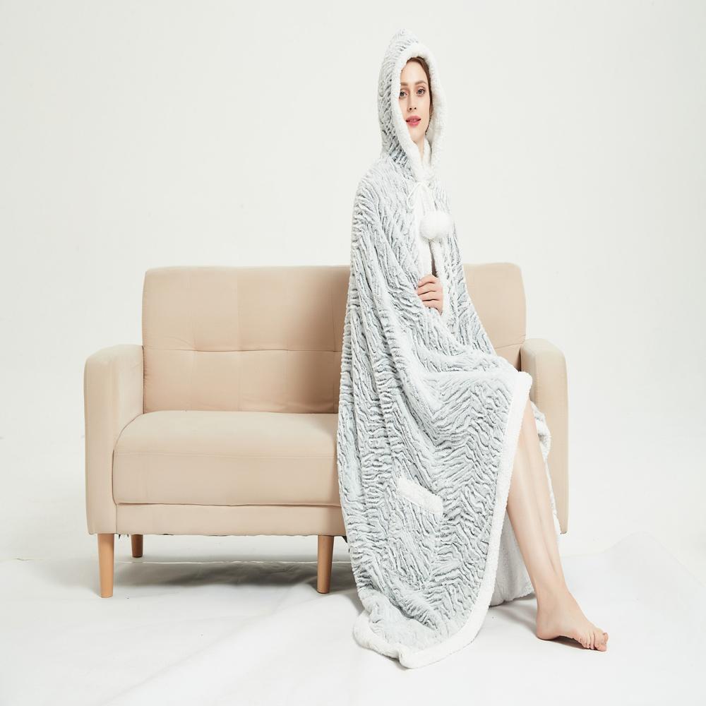 Chic home hooded on sale blanket