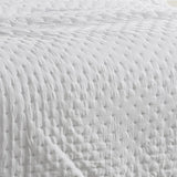 RT Designers Collection Cayla 3 Pieces Washed Pinsonic Lightweight Quilts Set For Bedding Silver