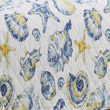 RT Designers Collection Melrose Sunshell 3-Pieces Elegant Stitched Quilt Set OB Multicolor