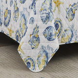 RT Designers Collection Melrose Sunshell 3-Pieces Elegant Stitched Quilt Set OB Multicolor