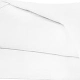 Castle Hill London 310 Thread Count Cotton Sateen Sheet Set Deep Pocket - White