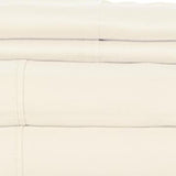 Castle Hill London 410 Thread Count Cotton Sateen Sheet Set Deep Pocket - Ivory