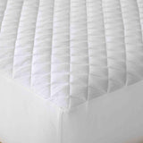 Shavel Micro Flannel Solid Patterned High Quality Luxurious And Comfortable Electric Mattress Pad - White.