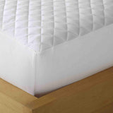 Shavel Micro Flannel Solid Patterned High Quality Luxurious And Comfortable Electric Mattress Pad - White.