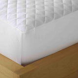 Shavel Micro Flannel Solid Patterned High Quality Luxurious And Comfortable Electric Mattress Pad - White.