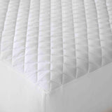 Shavel Micro Flannel Solid Patterned High Quality Luxurious And Comfortable Electric Mattress Pad - White.