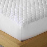 Shavel Micro Flannel Solid Patterned High Quality Luxurious And Comfortable Electric Mattress Pad - White.