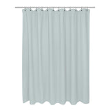 Carnation Home Fashions Extra Long Size 100% Cotton Waffle Weave Shower Curtain - 84x72"