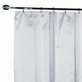 Carnation Home Fashions "Lauren" Dobby Fabric Shower Curtain - 70x72", Grey