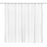 Carnation Home Fashions "Grace" Jacquard Stall Size Shower Curtain - 54x78", White