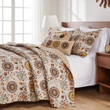 Greenland Home Fashion Andorra Quilt And Sham Bonus Set - Multi