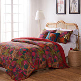 Greenland Home Fashion Jewel Quilt And Sham Bonus Set - Multi