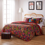 Greenland Home Fashion Jewel Quilt And Sham Bonus Set - Multi