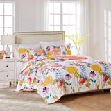 Greenland Home Fashion Watercolor Dream Quilt Set - Multi