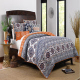 Greenland Home Fashion Medina Quilt Set - 2 - Piece - Saffron