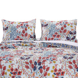 Barefoot Bungalow Perry Floral Print Reversible Perfect Pillow Sham - Multicolor