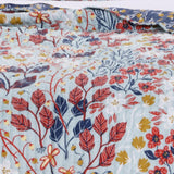 Barefoot Bungalow Perry Floral Print Reversible Perfect Pillow Sham - Multicolor